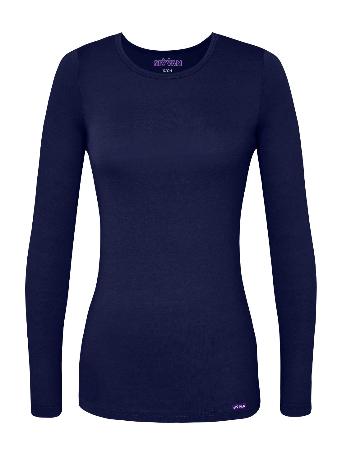 Adar’s Women Long Sleeve Comfort Underscrub Tee