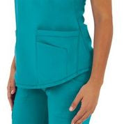 Life Thread Women’s Active V-Neck Top - Healed Hearts Scrub Apparel