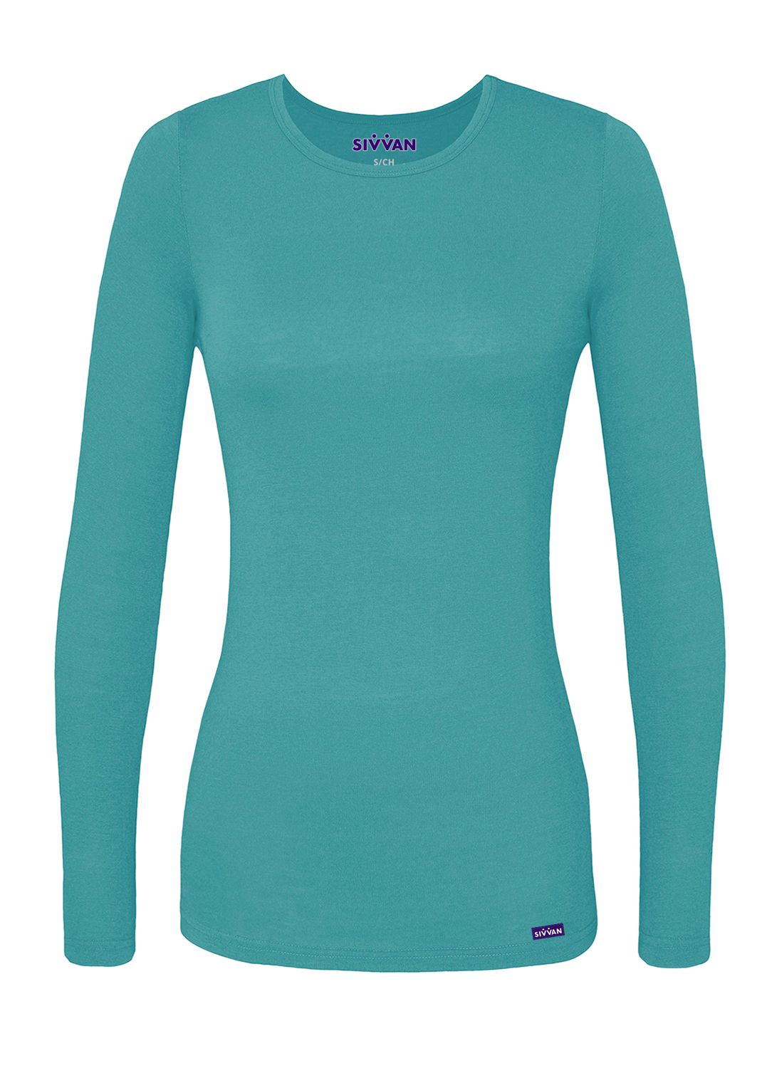 Adar’s Women Long Sleeve Comfort Underscrub Tee