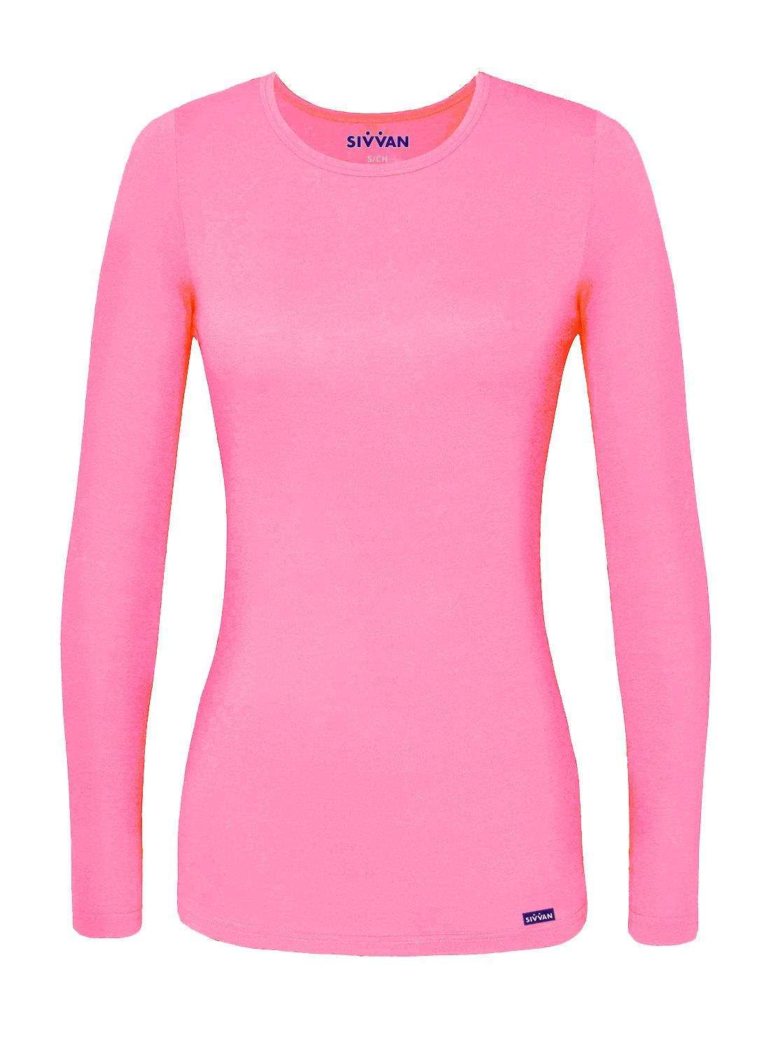 Adar’s Women Long Sleeve Comfort Underscrub Tee