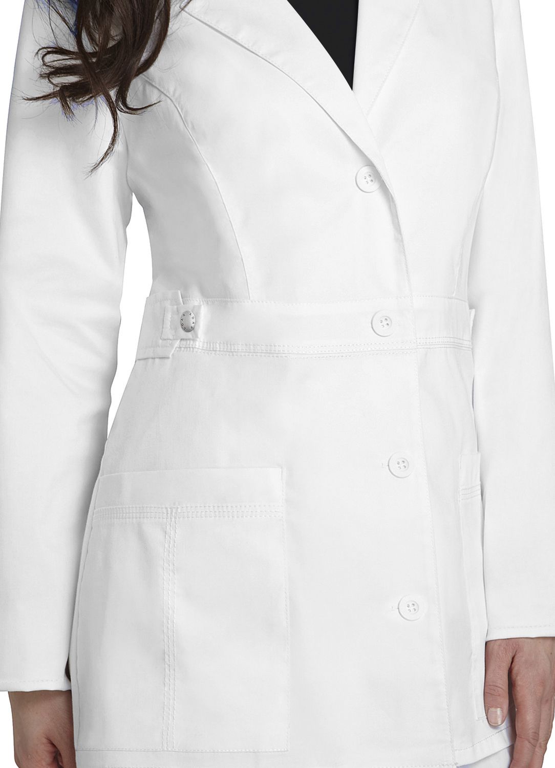 Women's 36" Tab-Waist Lab Coat Universal STRETCH Collction