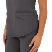 Life Thread Women’s Active V-Neck Top - Healed Hearts Scrub Apparel