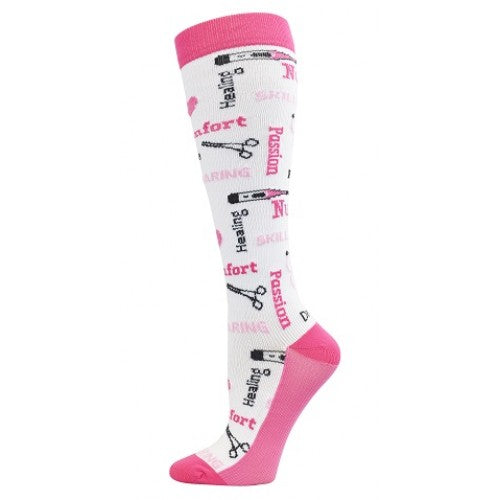 Inspirational Fashion Compression Socks - Healed Hearts Scrub Apparel