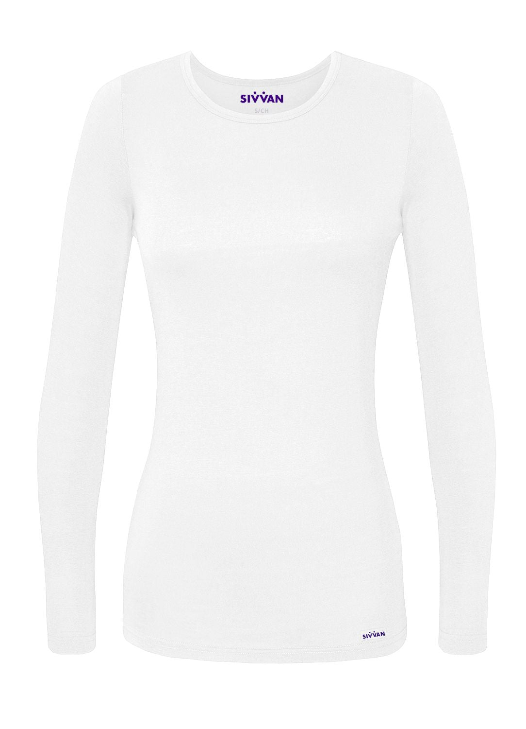 Adar’s Women Long Sleeve Comfort Underscrub Tee
