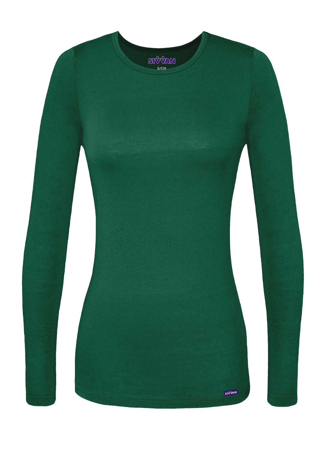 Adar’s Women Long Sleeve Comfort Underscrub Tee