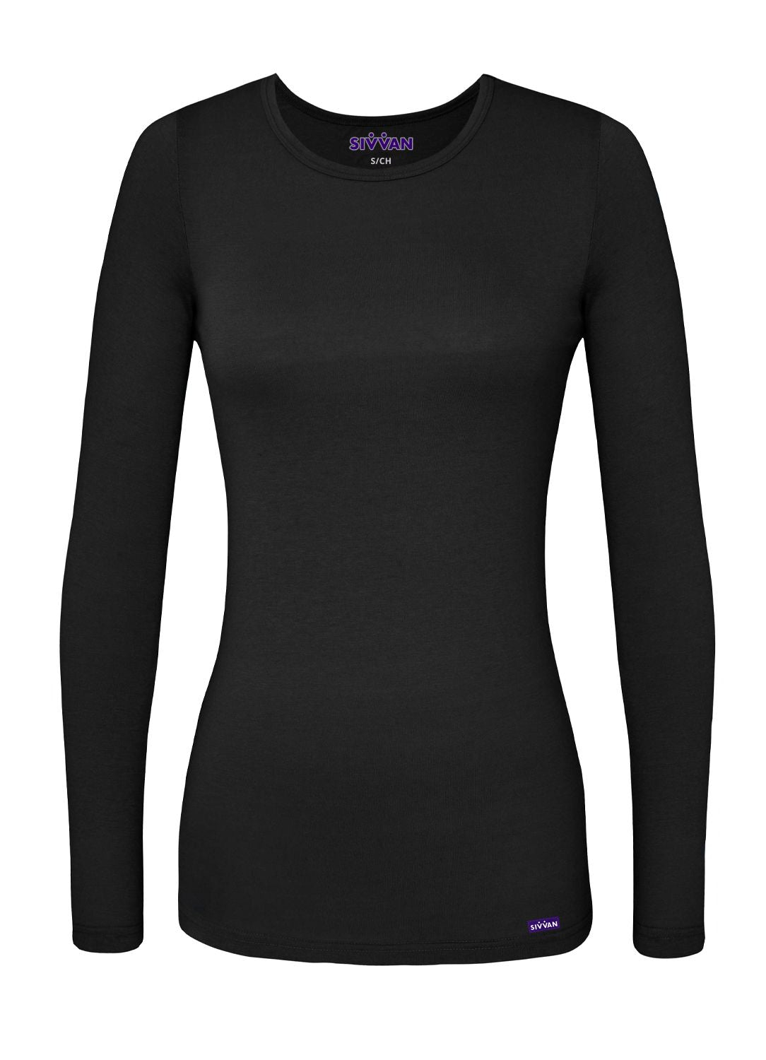 Adar’s Women Long Sleeve Comfort Underscrub Tee