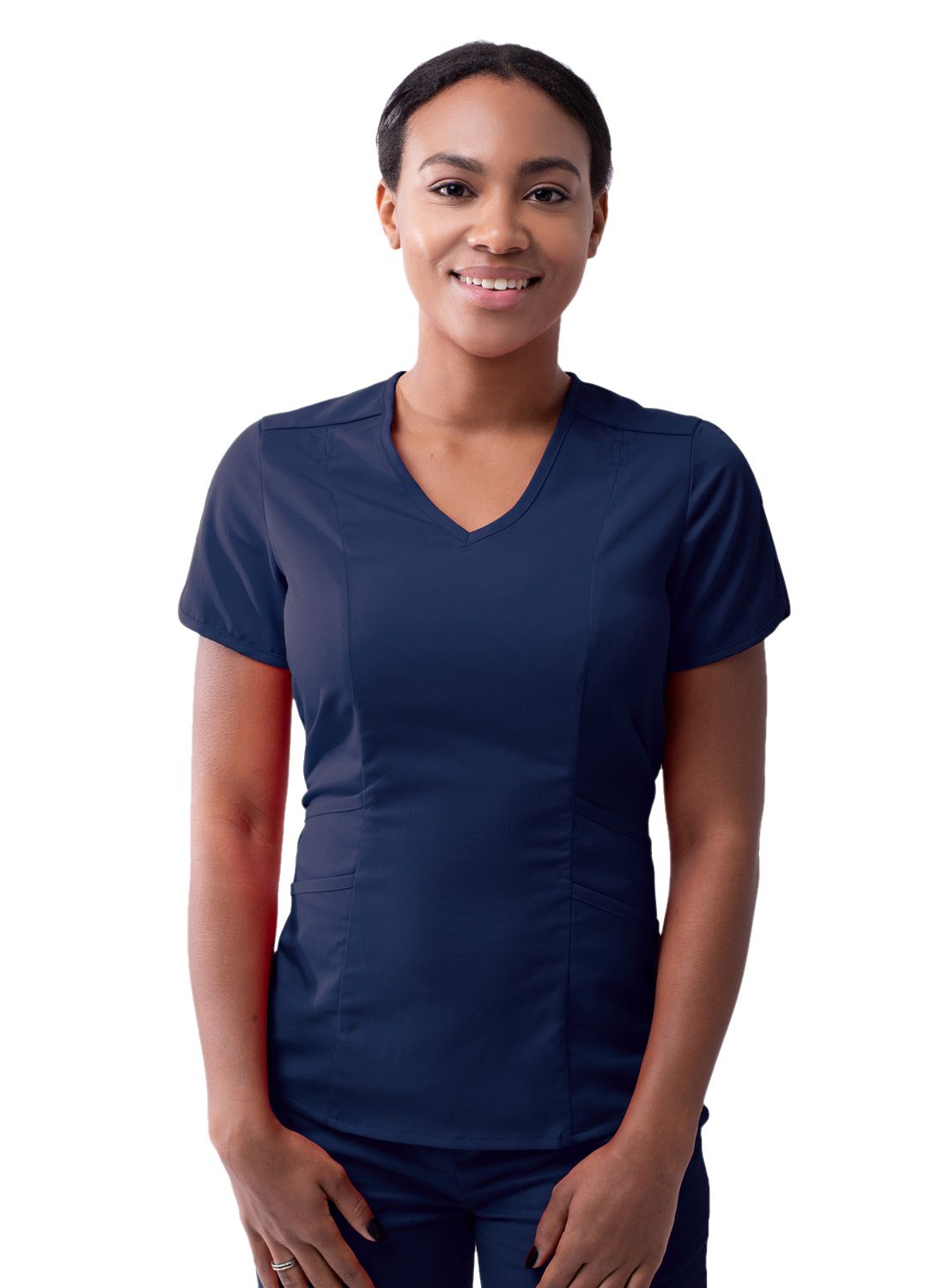 Adar Women’s Modern V-neck Scrub Top