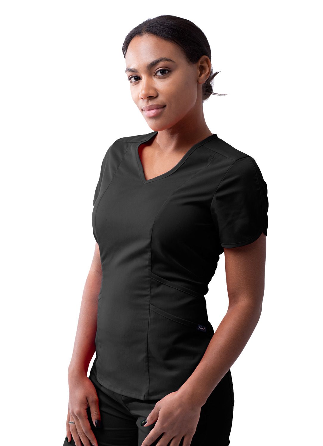 Adar Women’s Modern V-neck Scrub Top