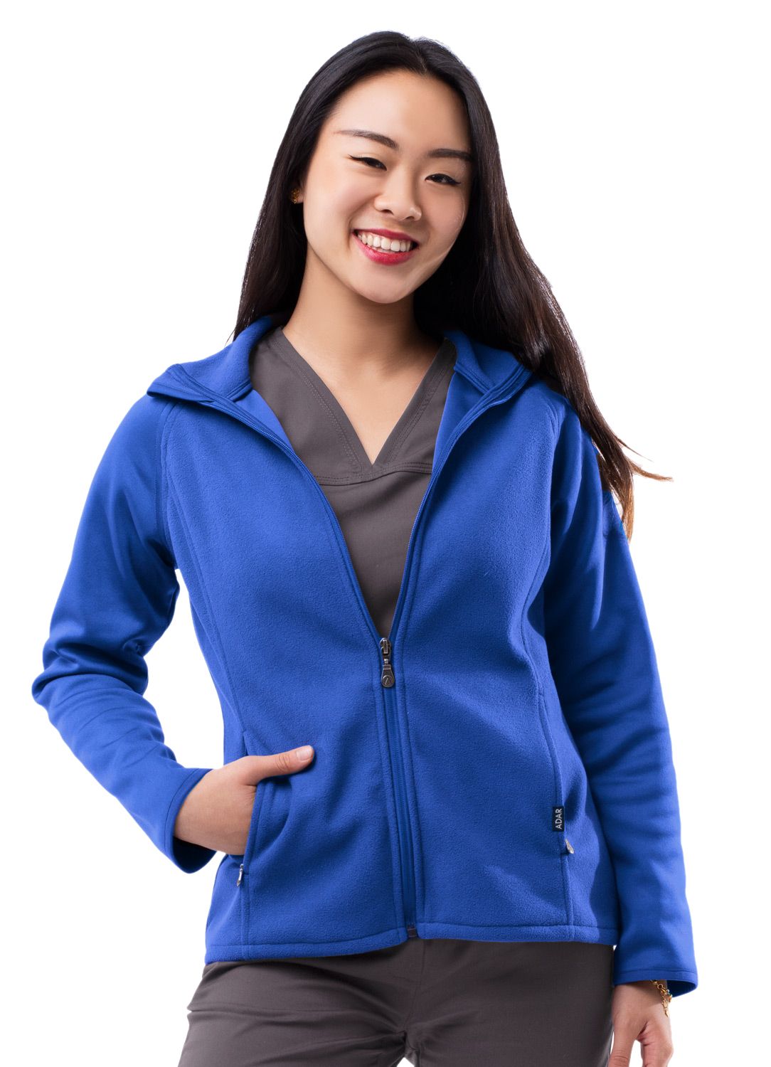 Adar Performance Full Zip Bonded Fleece Jacket