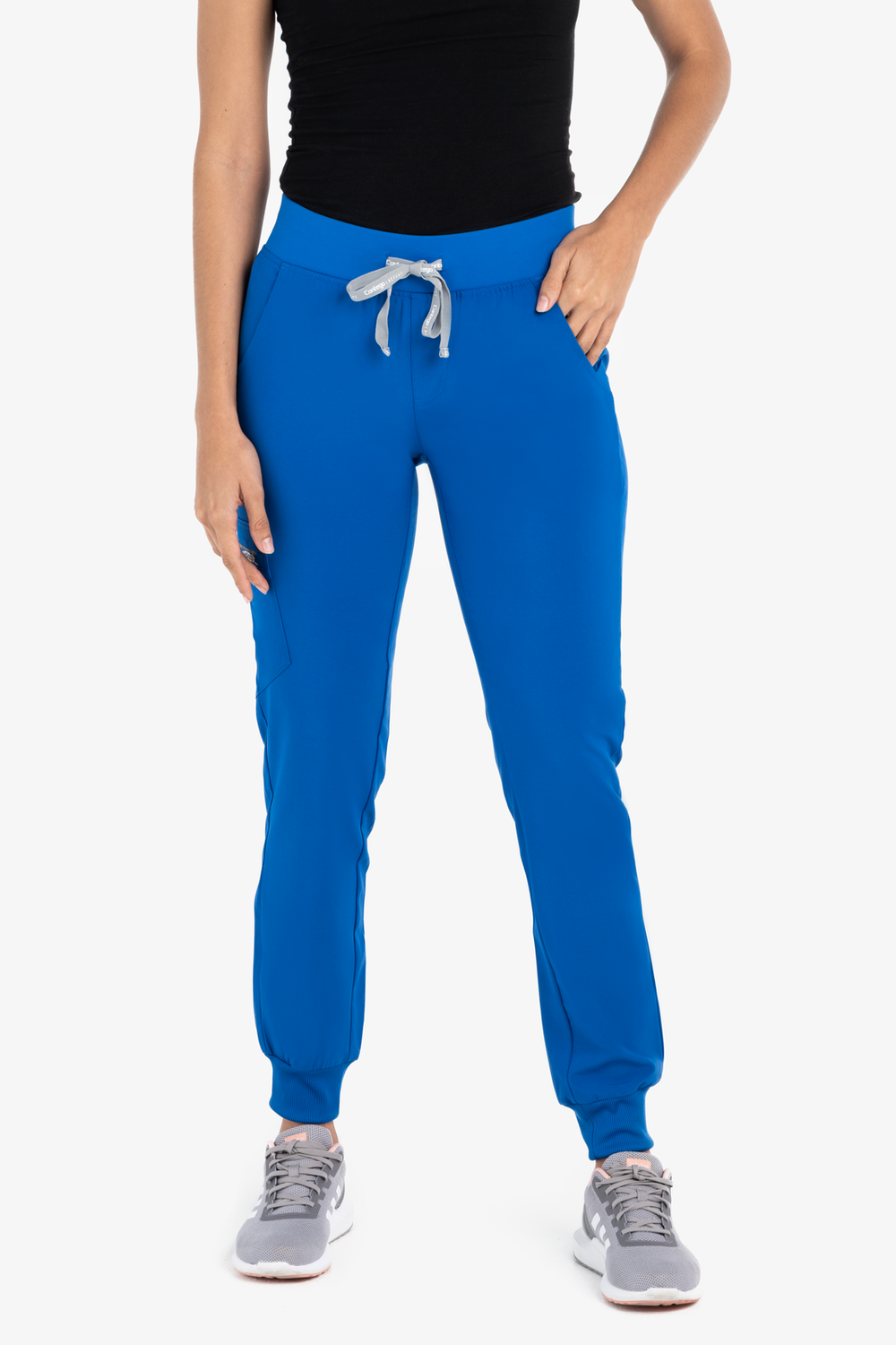 Life Thread Energy Smocked Waist Jogger - Healed Hearts Scrub Apparel