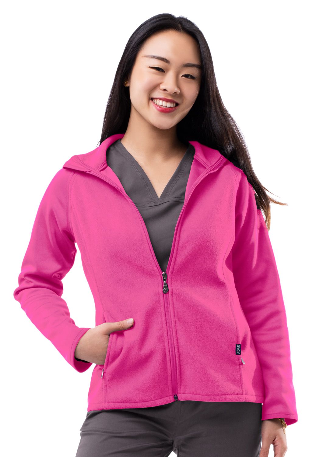 Adar Performance Full Zip Bonded Fleece Jacket