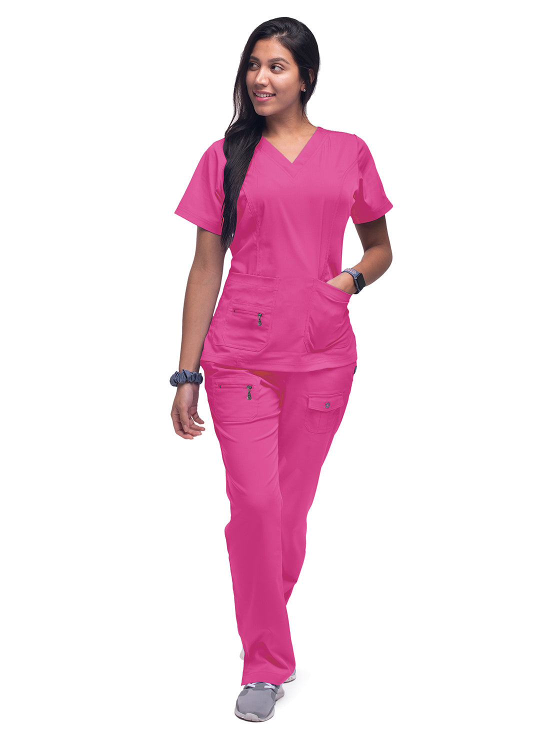 Adar Women’s Elevated V-neck Scrub Top