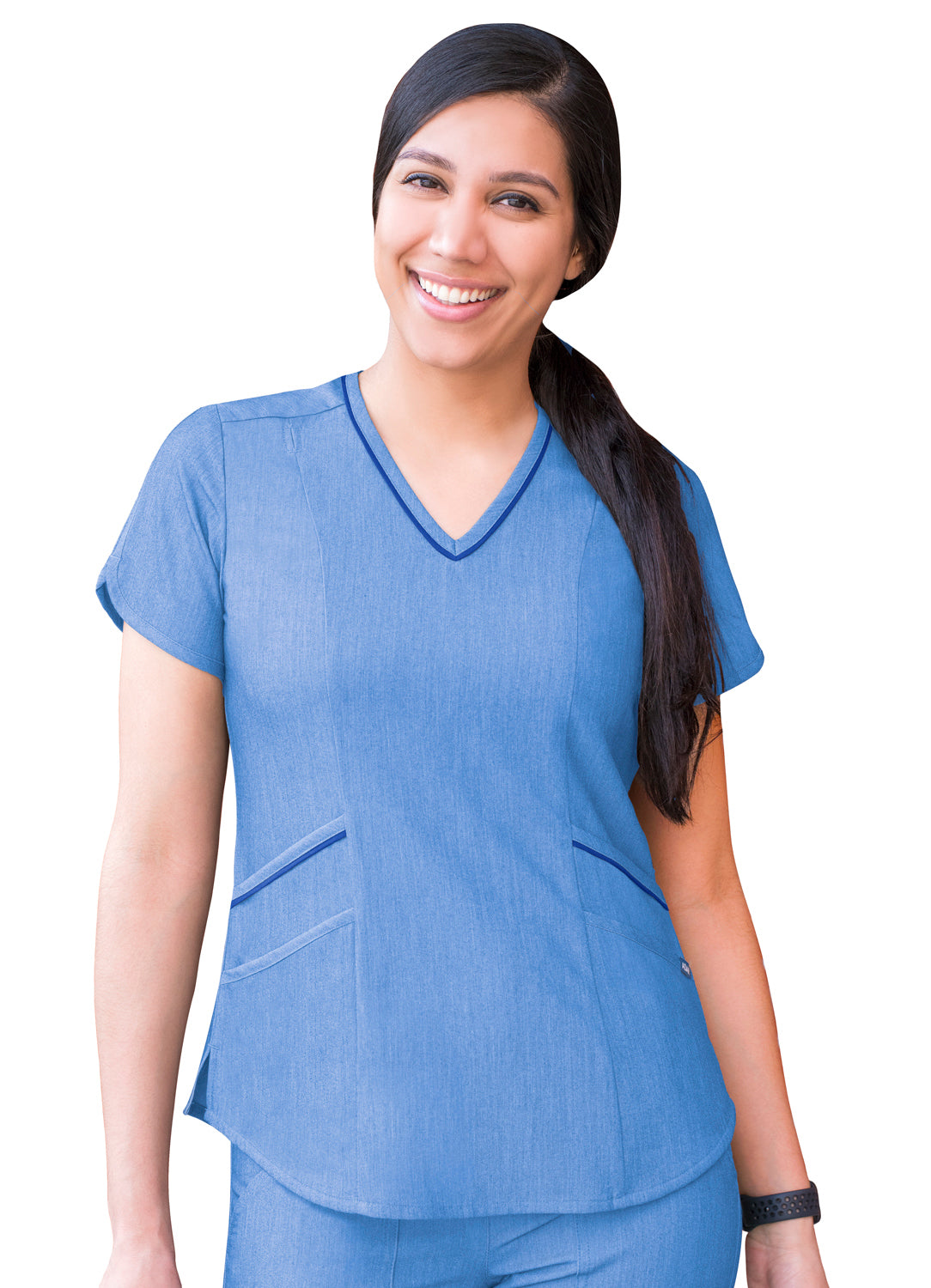 Women's Modern V-Neck Scrub Top