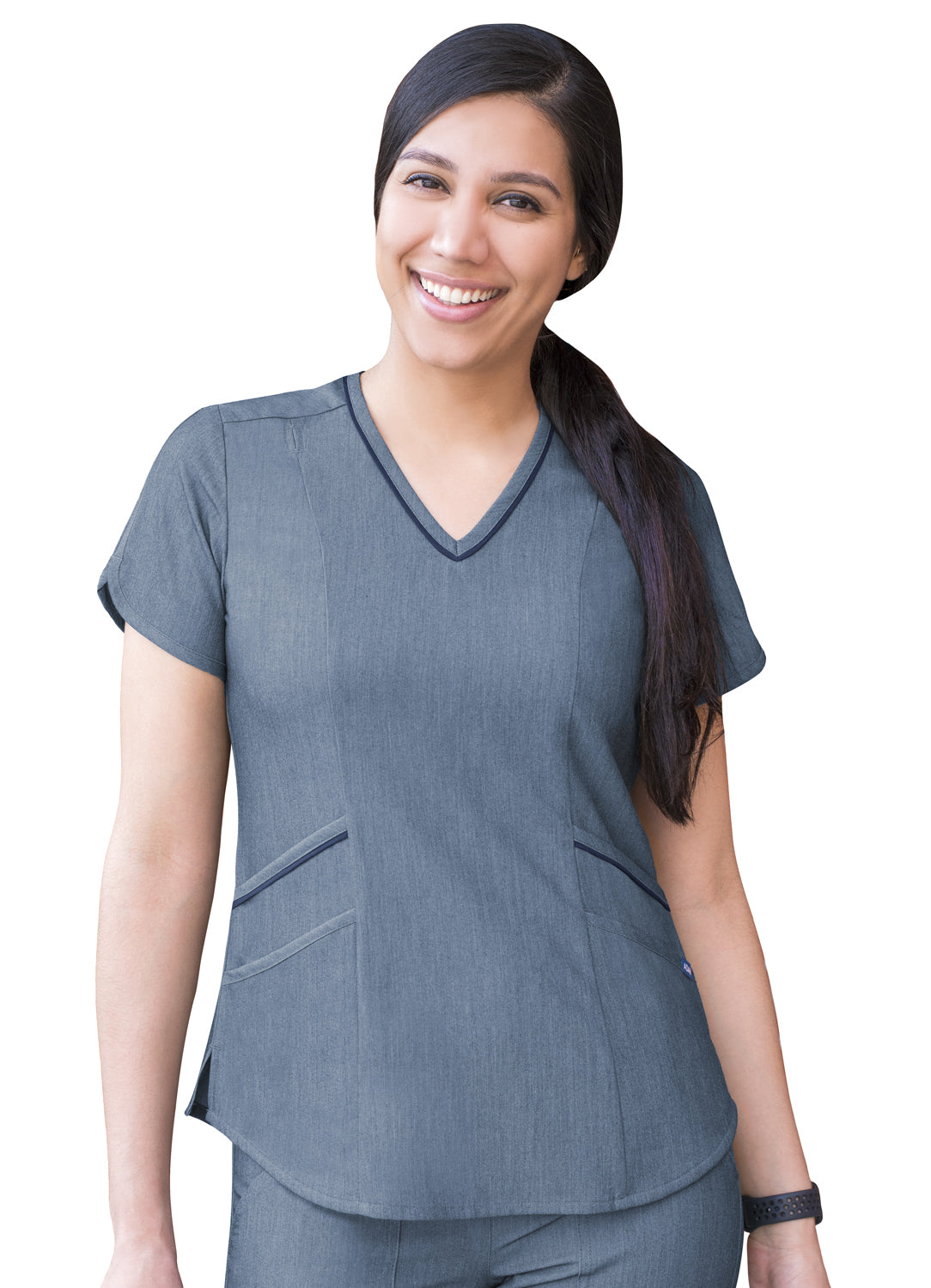 Women's Modern V-Neck Scrub Top