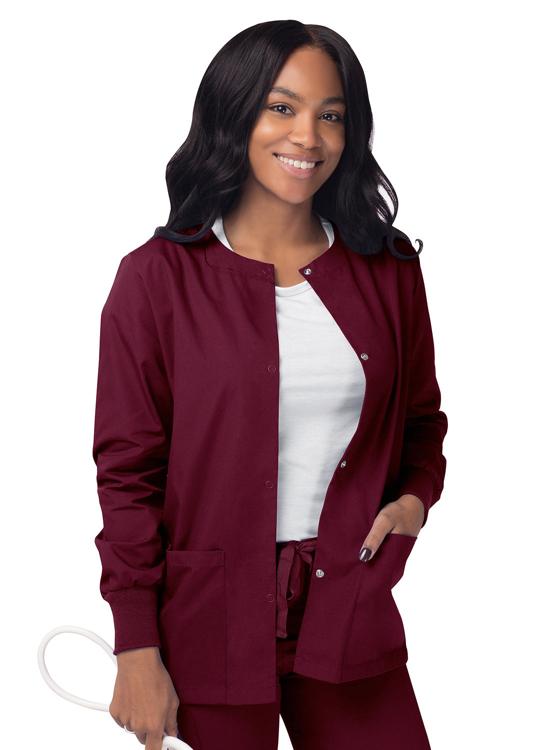 Burgundy 2025 lab coat